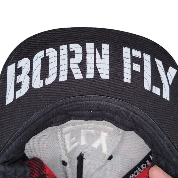 Born Fly Originals "The Auston" Flannel Snapback Cap Buffalo Plaid - Picture 2 of 11